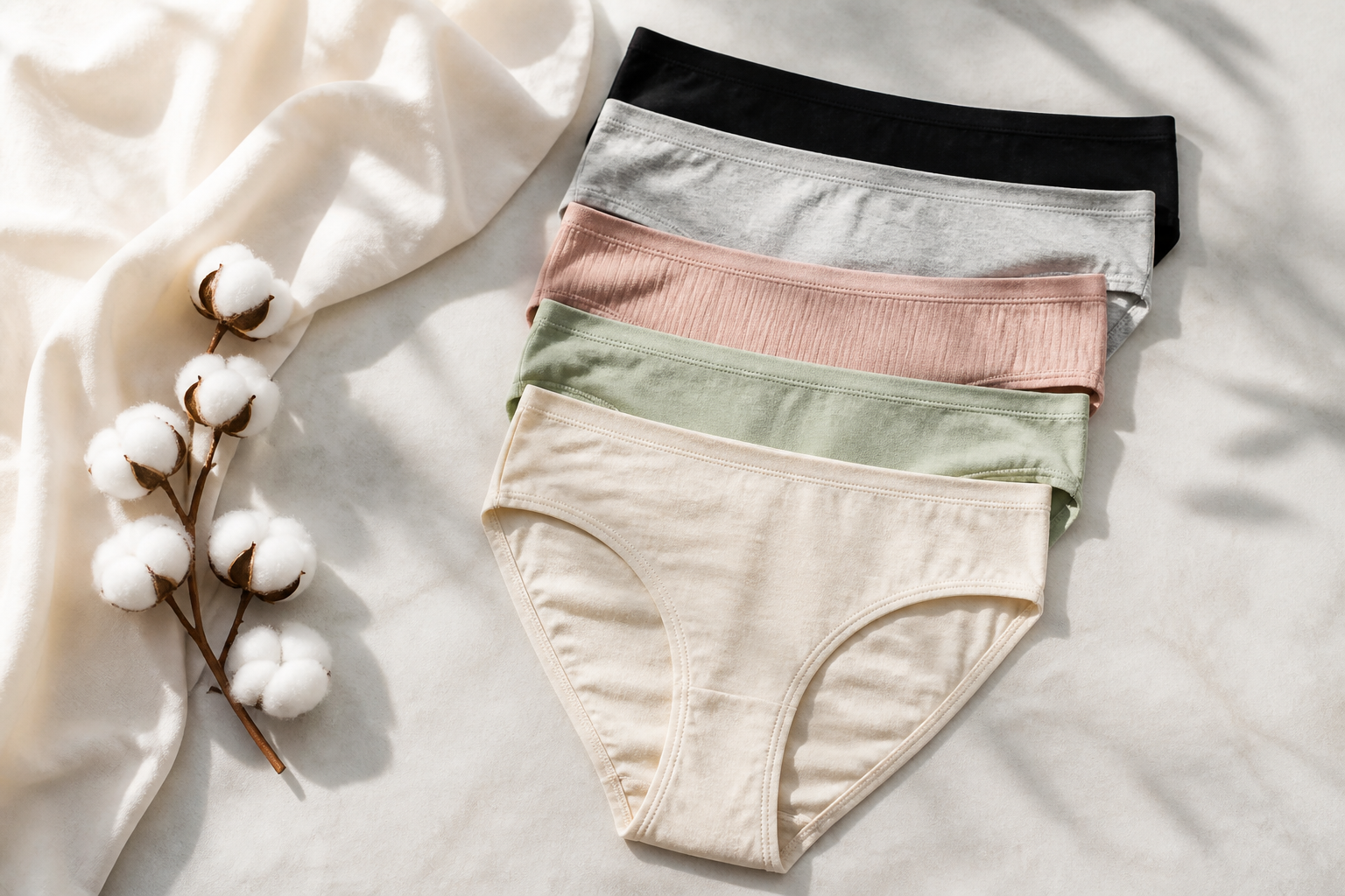 Quelle est la meilleure matière pour les culottes ?